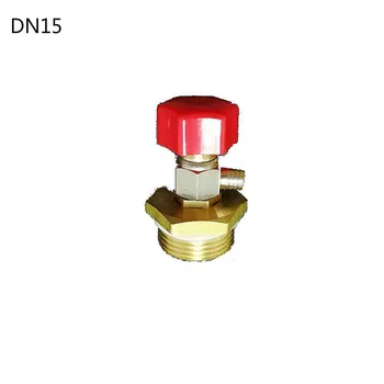 Латунный вентиляционный радиатор отопления ручной выпускной клапан клапан выпуска воздуха DN15 DN20 DN25 система подогрева пола водоотделитель Аксессуар