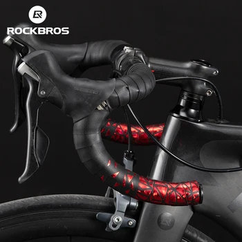 Лента для руля велосипеда ROCKBROS, лента для шоссейного велосипеда, лента для руля велосипеда, Амортизирующая Антивибрационная пленка, Аксессуары для велосипеда