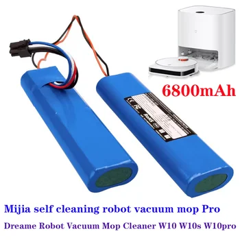 Литий-ионный аккумулятор емкостью 6800 мАч для Dreame Robot Vacuum Mop Cleaner W10 W10s W10pro Mijia self cleaning robot vacuum mop Pro