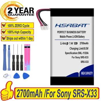Лучший бренд, 100% Новый аккумулятор 2700 мАч ST-03 для аккумуляторов Sony SRS-X33 + бесплатные инструменты