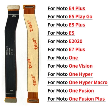Материнская плата для Moto E7 Plus E5 E4 Plus One Vision Hyper Macro Fusion Plus Основная плата материнская плата Соединительная плата Гибкий кабель