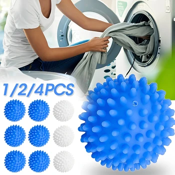 Многоразовый шарик для сушки белья, шарик для стирального порошка из ПВХ, Очиститель бытовой стиральной машины, Смягчитель ткани, Инструменты для чистки