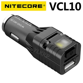Многофункциональный автомобильный гаджет Nitecore vcl10 с поддержкой QC 3.0, автомобильное зарядное устройство / стеклобой /Аварийная сигнальная лампа