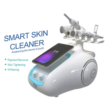 Многофункциональный пилинг для лица Smart Water Oxygen 6 в 1 с пузырьками для глубокой очистки кожи Спа-аппарат для красоты