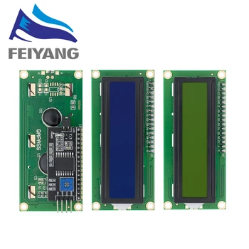 Модуль LCD1602 + I2C LCD 1602 Синий/Зеленый экран PCF8574 Переходная пластина IIC/I2C LCD1602