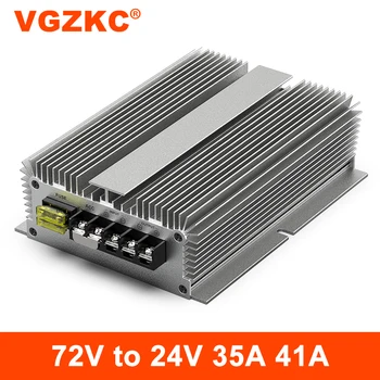 Модуль понижающего регулятора напряжения постоянного тока VGZKC 48V60V72V-24V DC power converter 40V-90V-24V