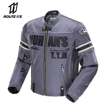 Мотоциклетная куртка DUHAN Moto Protector, куртка для мотокросса, Носимая Куртка для верховой езды, Мужская Женская одежда, Летняя мото-Chaqueta