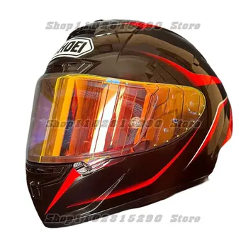 Мотоциклетный шлем X-Четырнадцать в полный рост X14 Черный Красный шлем H2 для езды по мотокроссу Шлем для мотобайка