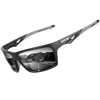Мужские солнцезащитные очки Kapvoe Легкие солнцезащитные очки с поляризованными линзами UV400, очки с прочными линзами для ПК, очки с HD-линзами, солнцезащитные очки для улицы