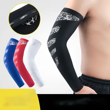 Мужской Женский Баскетбольный спортивный рукав для защиты рук Бандаж для поддержки локтя Защита локтя Рукав с высокой компрессией