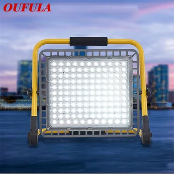 Наружный прожектор OUFULA Кемпинговая лампа Водонепроницаемая перезаряжаемая светодиодная ночная портативная аварийная лампа