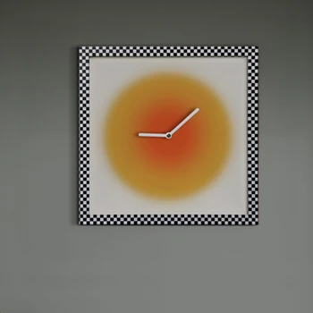 Настенные часы для детской гостиной Современный дизайн Квадратные Цифровые настенные часы Креативные украшения комнаты Horloge Murale AB50WC
