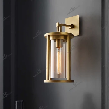 Настенный светильник для гостиной дизайнерский постмодернистский американский простой фон стена лестница проход прикроватная лампа для спальни