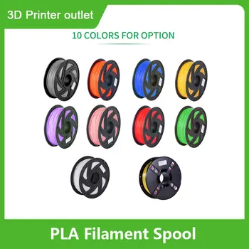 Нить для 3D-принтера PLA, экологически чистые расходные материалы для печати, Диаметр катушки 1,75 мм, точность размеров катушки 1 кг (2,2 фунта) +/- 0,05 мм