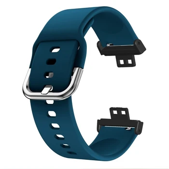 Новые силиконовые ремешки для часов Huawei Watch Подходят для замены аксессуаров, однотонный повседневный спортивный браслет на запястье, ремешок для умных часов