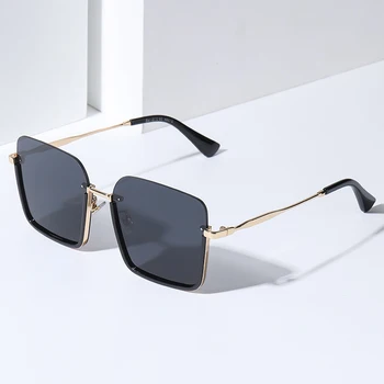 Новые солнцезащитные очки Корейская мода Уличные фото Солнцезащитные очки Женская коробка солнцезащитных очков