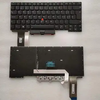 Новый Swiss для IBM Thinkpad E14 Gen1 Gen2 с подсветкой черного цвета и клавиатурой для ноутбука Point Stick