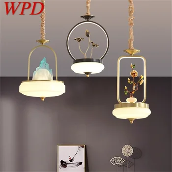 Новый подвесной светильник WPD, современные креативные латунные светильники, светодиодные декоративные светильники для домашней лестницы, столовой