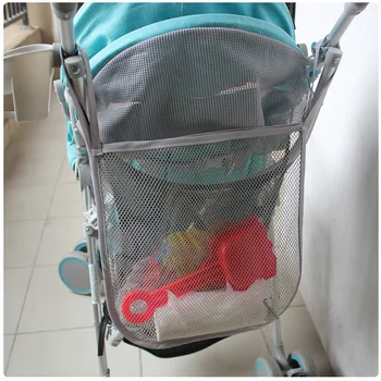 Новый портативный 1шт коляска коляска сетка сумка детская коляска сетка сумка открытый детские сетчатые мешки детские коляски и аксессуары