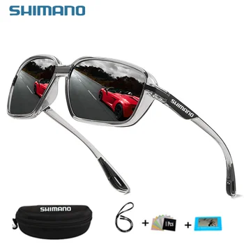 Оригинальные очки SHIMANO для рыбалки, альпинизма, защиты от ультрафиолета, классические поляризованные солнцезащитные очки для верховой езды, солнцезащитные очки для вождения