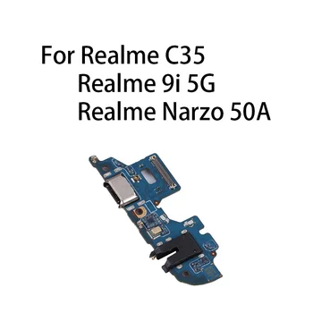 Оригинальный разъем гибкого кабеля для платы с USB-портом для зарядки Realme C35/Realme 9i 5G/Realme Narzo 50A