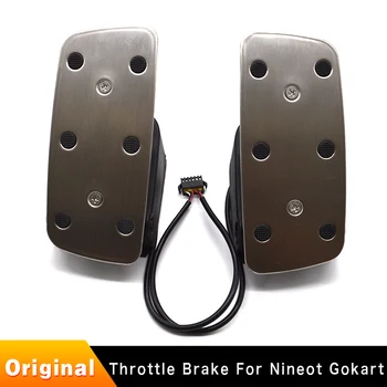 Оригинальный электрический тормоз дроссельной заслонки для Ninebot Gokart PRO Kit, детали педали тормоза для Lamborghini Kart Accelerator