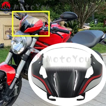 Передний Головной Капот для Ducati 821 Обтекатель Переднего Лобового Стекла Windscreen Monster 797 821 Hyperstrada Дефлектор Stnipe 2014-2017