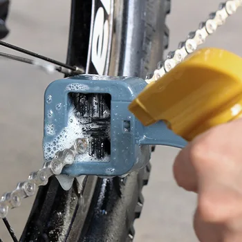 Пластиковая щетка для чистки цепи мотоцикла и велосипеда Gear Grunge Brush MTB Mountain Bike Machine Стиральная машина Щетка Скруббер Набор для чистки велосипедов