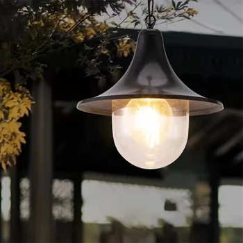Подвесной светильник TEMAR Outdoor в стиле ретро, современная светодиодная лампа, водонепроницаемая для украшения домашнего коридора