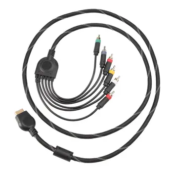 Подходит для компонентного кабеля PS2 / PS3 длиной 1,8 м, подходит для аксессуаров для игровых кабелей высокого разрешения PS 2/3.