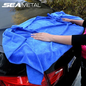 Полотенце для автомойки SEAMETAL 160x60 см, 400 г Микрофибры, полотенца для чистки с высоким водопоглощением, Утолщенная Мягкая ткань для мойки и сушки автомобилей