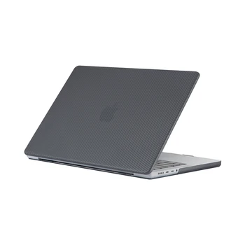 Полупрозрачный чехол для ноутбука из углеродного волокна Textur Чехол для ноутбука Macbook Air Pro 13 Чехол для Mac Air Pro 14,2 16,2 Чехол для ноутбука