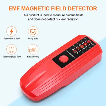 Портативный детектор электромагнитного излучения Ручной, прочный для исследования аномальных волн, тестирования ЭДС электрических приборов