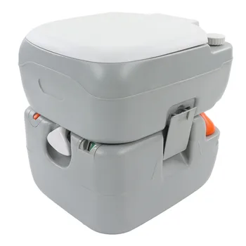 Портативный туалет для дезодорации, внутренний и наружный Комод, индикатор уровня в баке на 5 галлонов с поршнем CHH для RV