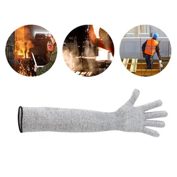 Практичный защитный чехол для рук, перчатки с высокопрочными, устойчивыми к порезам рукавами, дышащие перчатки для улицы