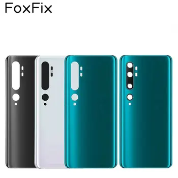 Прозрачное стекло FoxFix для Xiaomi Mi Note 10 Note10 Pro Задняя крышка батарейного отсека Стекло CC9 Pro Задняя крышка корпуса + Замена объектива камеры