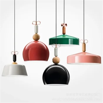Разноцветный подвесной светильник TEMAR, современные простые светодиодные лампы, светильники для домашней декоративной столовой