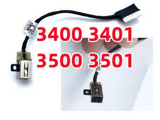 Разъем питания постоянного тока с кабелем для ноутбука Dell Vostro 3400 3401 3500 3501 Гибкий кабель для зарядки постоянного тока