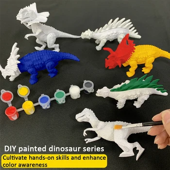Раскраска своими руками 3D-картина Динозавр юрского периода, модель, рисунок Граффити, детские игрушки для детей