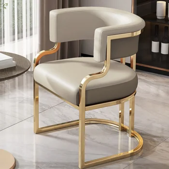 Свет роскошный стул для столовой стул сочетание чай высокого класса отель диван стул стул маникюр стул переговорный макияж стул