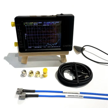Сетевой Анализатор LiteVNA 6 ГГц VNA 2,8 Дюймовый ЖК-Дисплей MF HF VHF UHF UV С Коротковолновым Сенсорным Экраном Портативный Антенный Анализатор с батареей