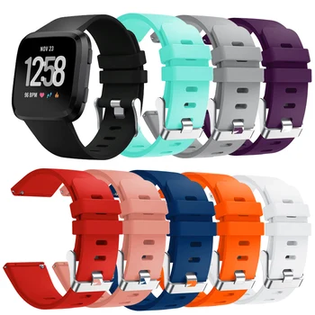 Силиконовый ремешок для часов Fitbit Versa Band, спортивный ремешок, сменный браслет для смарт-часов Fitbit Versa Lite, ремешок для смарт-часов
