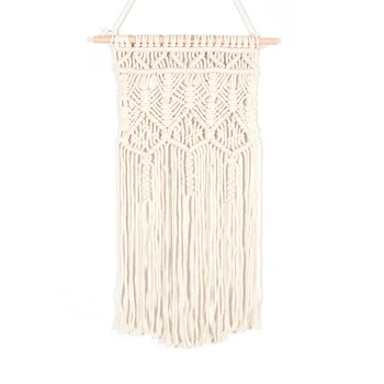 Скандинавский шторм Semian Weaving, декоративная подвеска из хлопчатобумажной веревки ручной работы, простой декоративный настенный ковер