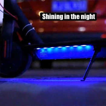 Складная Светодиодная Лента Фонарик Барная Лампа Для Xiaomi Mijia M365 Электрический Скутер Скейтборд Ночной Велоспорт Безопасность Декоративный Свет