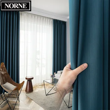 Современные плотные затемняющие шторы NORNE, жалюзи, утепленные шторы Cortina Para Quarto, шторы для гостиной, спальни