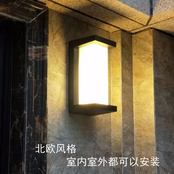 Современный водонепроницаемый наружный настенный светильник с датчиком движения PIR, настенный светильник, садовое крыльцо, передняя дверь, Прикроватное Украшение для спальни, Освещение