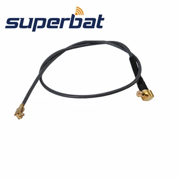 Соединительный радиочастотный коаксиальный кабель Supetbat IPX/U.FL-MCX с разъемом 1,13 мм, кабель 15 см