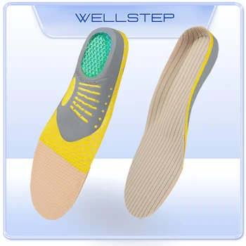 Стельки для обуви Дезодорант для внутренней подошвы Дышащие вставки Амортизирующая подушка Для ног при занятиях спортом для бега Ортопедическая Стелька
