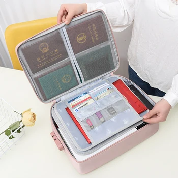 Сумка для хранения сертификатов, сумка для хранения плюшевого мишки, дорожный многоцелевой мультяшный паспорт большой емкости