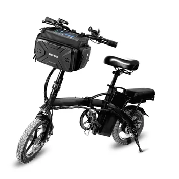 Сумка на руль для велосипеда и скутера, передняя сумка, водонепроницаемая Передняя складная сумка для велосипеда, сумка для головы с сенсорным экраном, сумка для верховой езды, сумка для скутера в твердой оболочке